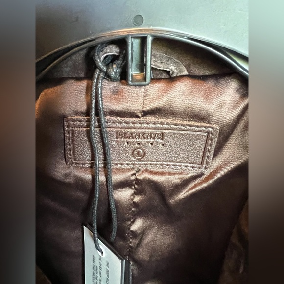 BLANK NYC Womens Luxury Oversized Blazer with Pockets, Chocolate Souffle - Picture 7 of 11